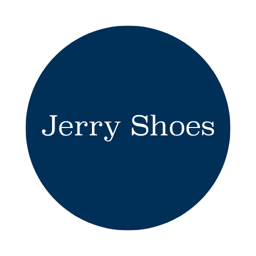 jerryshoes logo circle blue