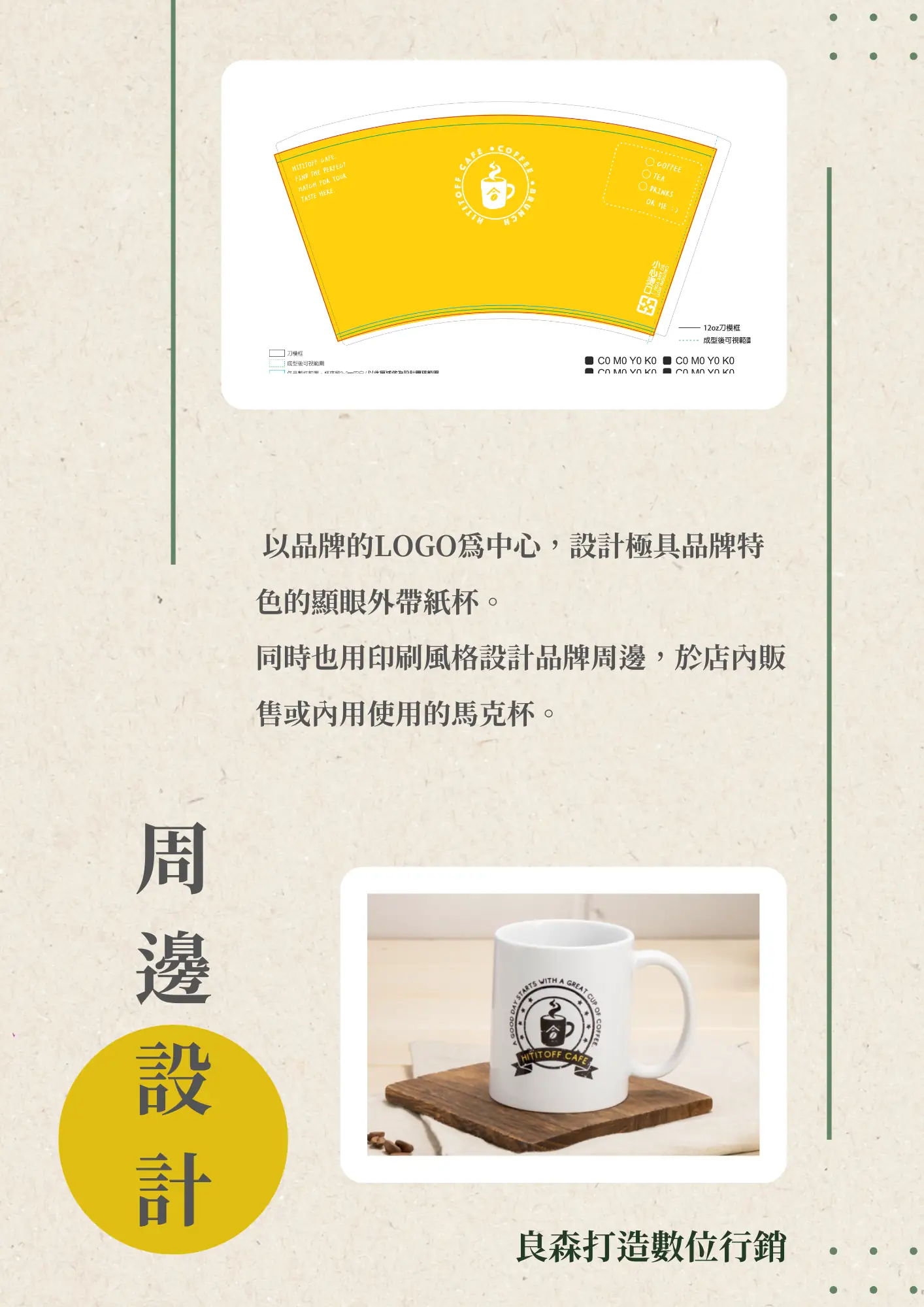 良森打造合作案例：好合咖啡 周邊設計